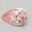 0.58 Ct. Fancy Vivid Pink Pear Lab Grown Diamond