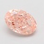 1.00 Ct. Fancy Vivid Pink Oval Lab Grown Diamond