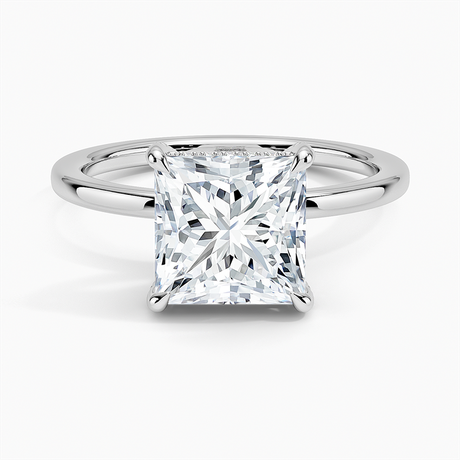 18K White Gold Lumiere Diamond Ring