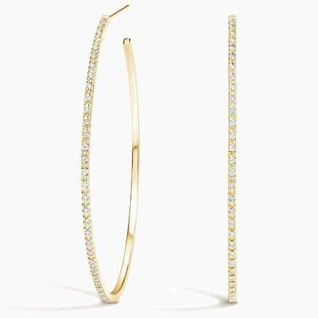 Large Diamond Hoop Earrings (1/3 ct. tw.)