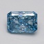 1.56 Ct. Fancy Vivid Blue Radiant Lab Grown Diamond