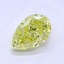 1.01 Ct. Fancy Yellow Pear Diamond