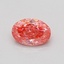 0.51 Ct. Fancy Vivid Pink Oval Lab Grown Diamond