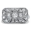 Art Deco Diamond Cocktail Ring