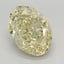 3.27 Ct. Fancy Intense Yellow Oval Lab Grown Diamond