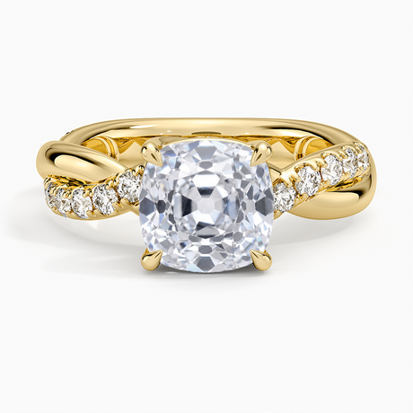 Cascade Twisted Diamond Ring