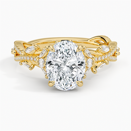 18K Yellow Gold Luxe Secret Garden Diamond Ring (3/4 ct. tw.)