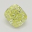 1.03 Ct. Fancy Intense Yellow Cushion Diamond