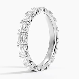 Nathalie Emerald Cut Eternity Lab Diamond Ring (2 ct. tw.) in Platinum