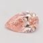 0.58 Ct. Fancy Intense Pink Pear Lab Grown Diamond