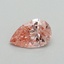 0.40 Ct. Fancy Vivid Pink Pear Lab Grown Diamond