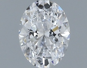 Oval diamond — real photo