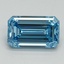 2.03 Ct. Fancy Vivid Blue Emerald Lab Grown Diamond
