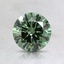 0.81 Ct. Fancy Vivid Pacific Green Round Lab Grown Diamond