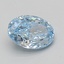 2.07 Ct. Fancy Vivid Blue Oval Lab Grown Diamond