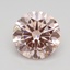 1.71 Ct. Fancy Intense Pink Round Lab Grown Diamond