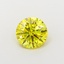1.10 Ct. Fancy Vivid  Yellow Round Lab Grown Diamond