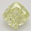 1.01 Ct. Fancy Yellow Cushion Diamond
