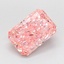 1.55 Ct. Fancy Vivid Pink Radiant Lab Grown Diamond