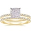 18K Yellow Gold Luxe Ballad Bridal Set (1/2 ct. tw.)
