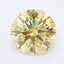 1.13 Ct. Fancy Light Yellow Round Lab Grown Diamond
