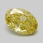 1.15 Ct. Fancy Intense Yellow Oval Lab Grown Diamond