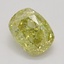 0.61 Ct. Fancy Yellow Cushion Diamond