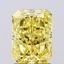 1.60 Ct. Fancy Vivid Yellow Radiant Lab Grown Diamond