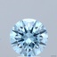 3.00 Ct. Fancy Vivid Blue Round Lab Grown Diamond