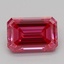 1.51 Ct. Fancy Vivid Pink Emerald Lab Grown Diamond