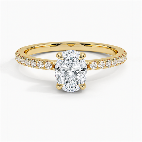 Flush Fit Engagement Ring