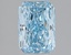 1.55 Ct. Fancy Vivid Blue Radiant Lab Grown Diamond