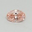 0.30 Ct. Fancy Vivid Pink Oval Lab Grown Diamond