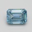 3.05 Ct. Fancy Intense Blue Emerald Lab Grown Diamond