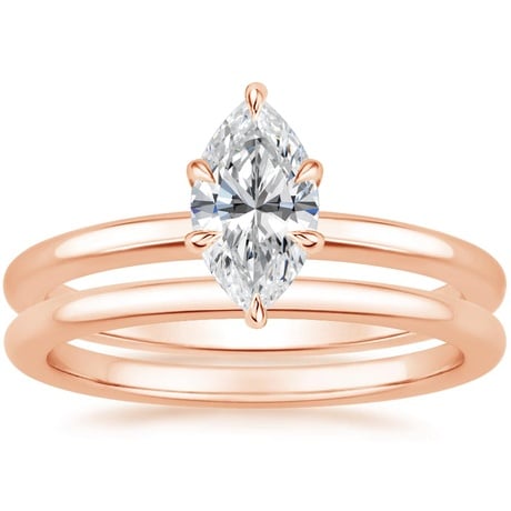 14K Rose Gold Esme Bridal Set