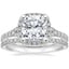 Platinum Joy Diamond Ring (1/3 ct. tw.) with Luxe Sia Diamond Open Ring (1/5 ct. tw.)
