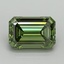 2.55 Ct. Fancy Vivid Green Emerald Lab Grown Diamond