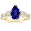 18K Yellow Gold Luxe Willow Three Stone Diamond Ring (1/2 ct. tw.), smalltop view