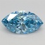 1.53 Ct. Fancy Vivid  Blue Marquise Lab Grown Diamond