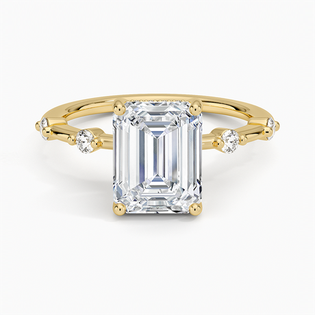 Aimee Solitaire with Hidden Halo Diamond Ring