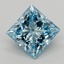 2.03 Ct. Fancy Intense  Blue Princess Lab Grown Diamond