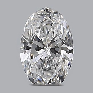 Oval diamond — real photo