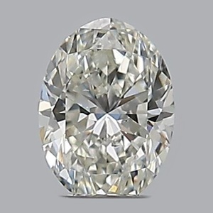 Oval diamond — real photo