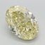 2.37 Ct. Fancy Yellow Oval Lab Grown Diamond