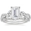 18KW Moissanite Luxe Willow Bridal Set (1/2 ct. tw.), smalltop view