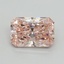 5.09 Ct. Fancy Vivid Pink Radiant Lab Grown Diamond