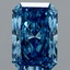 3.58 Ct. Fancy Vivid Blue Radiant Lab Grown Diamond