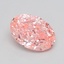 1.54 Ct. Fancy Pink Oval Lab Grown Diamond
