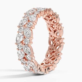 Olivetta Double Row Eternity Diamond Ring