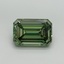 5.0 Ct. Fancy Vivid Pacific Green Emerald Lab Grown Diamond